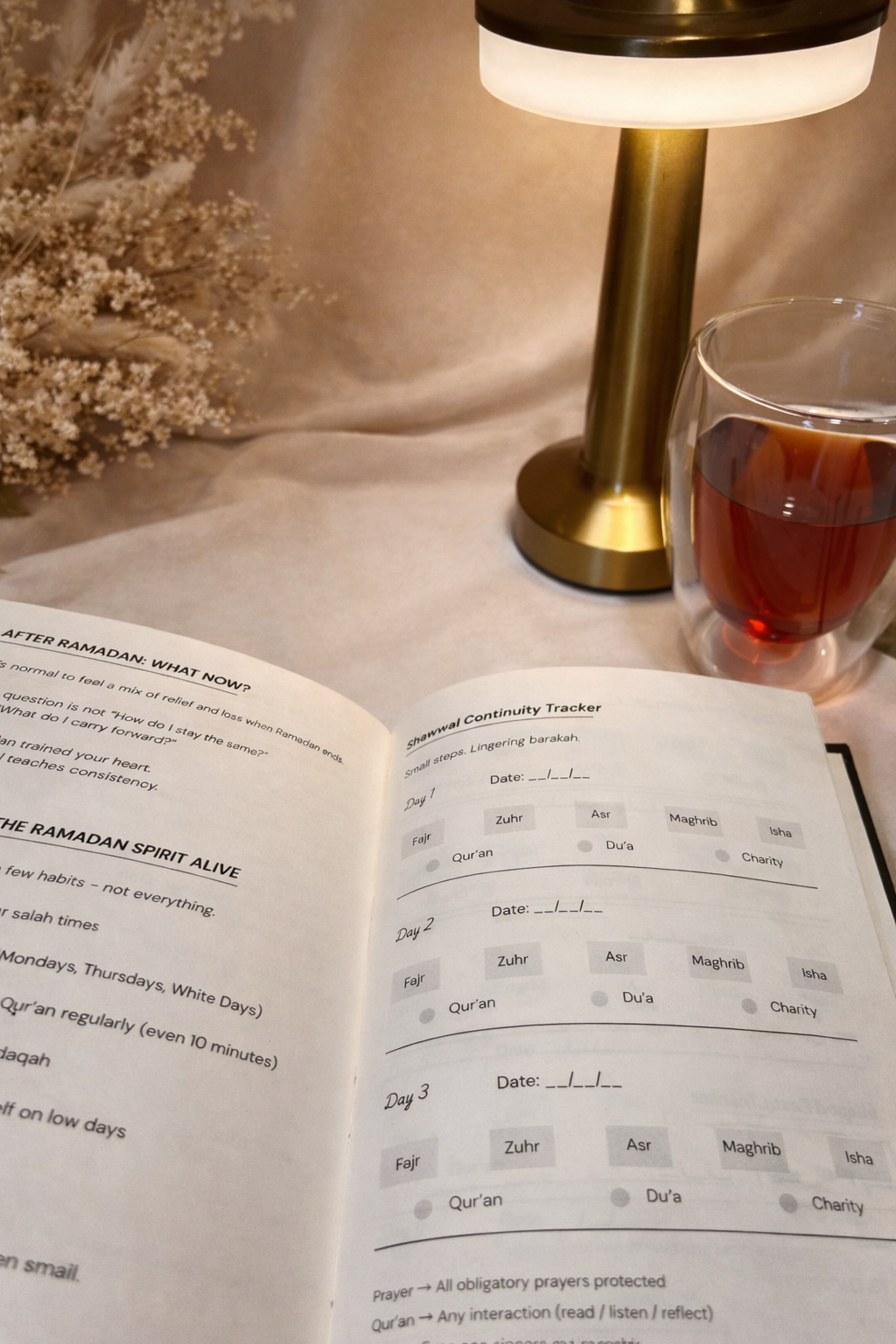 Ramadan Reflection Planner
