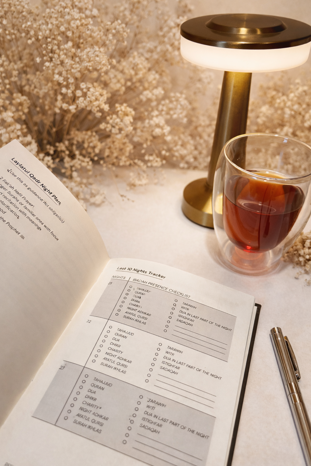 Ramadan Reflection Planner